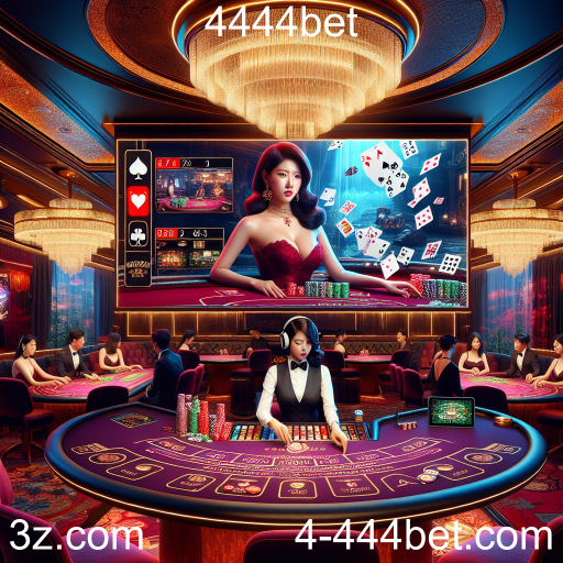 Cassinos ao Vivo na 4444bet: Uma Experiência Imersiva de Jogo
